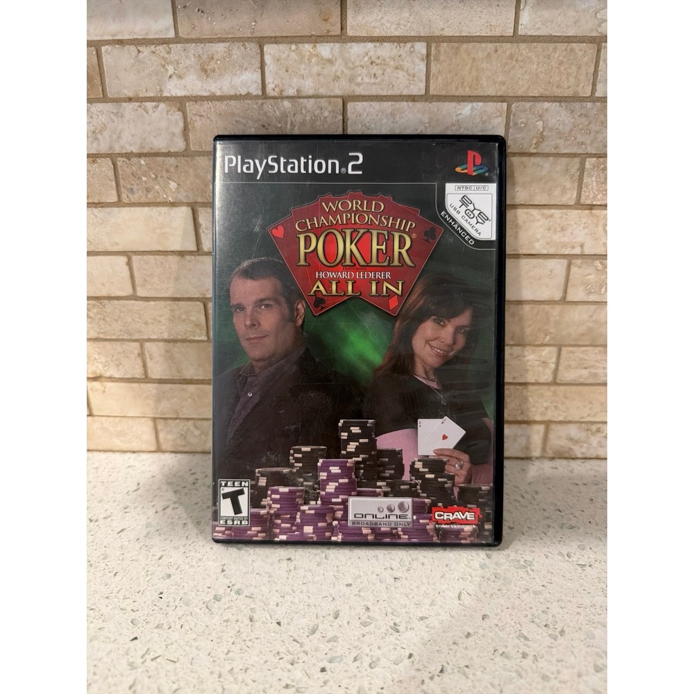World Championship Poker PS2 Video Game